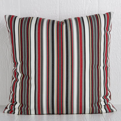 Sunboat Striped Pillow (24" x 24")