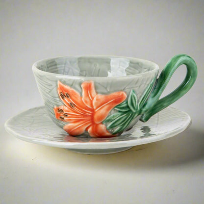 Tropical Teacup and Saucer