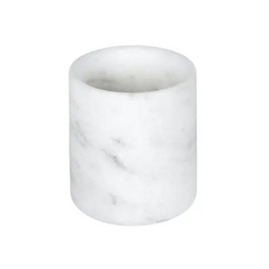 White Marble Toothbrush Holder